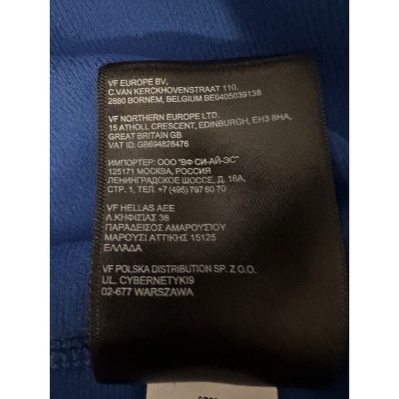 The North Face Men's Medium Chicago Sky Wintrust Bank Blue Quarter Zip - Picture 6 of 11